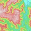 Glen Nevis topographic map, elevation, terrain