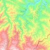 Yanahuaya topographic map, elevation, terrain