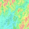 灵川县 topographic map, elevation, terrain