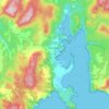 Port Arthur topographic map, elevation, terrain
