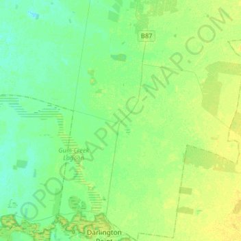 Willbriggie topographic map, elevation, terrain