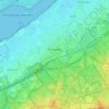 Nunspeet topographic map, elevation, terrain
