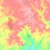 Black Mountain topographic map, elevation, terrain