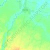 Uracoa topographic map, elevation, terrain