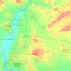 La Paz County topographic map, elevation, terrain