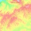 Sergelen topographic map, elevation, terrain