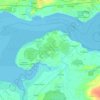 Bowness topographic map, elevation, terrain
