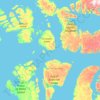 Nunavut Land Claims Agreement - Resolute Bay Inuit Owned Land topographic map, elevation, terrain
