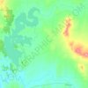 Rushes Creek topographic map, elevation, terrain