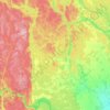 Saint-Thomas-Didyme topographic map, elevation, terrain
