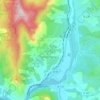 Vercheny topographic map, elevation, terrain