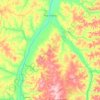 Pedro Afonso topographic map, elevation, terrain
