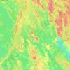 Tohmajärvi topographic map, elevation, terrain