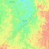 Jequeri topographic map, elevation, terrain