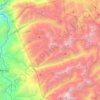 Santa Cruz topographic map, elevation, terrain