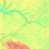Beauce la Romaine topographic map, elevation, terrain