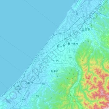 Nomi topographic map, elevation, terrain