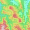 Cheshunt South topographic map, elevation, terrain