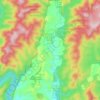 Murrindal topographic map, elevation, terrain