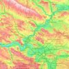 Val-d'Oise topographic map, elevation, terrain