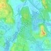 Mustavuori topographic map, elevation, terrain