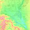 Juneau County topographic map, elevation, terrain