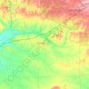 Macon County topographic map, elevation, terrain