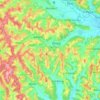 Paldau topographic map, elevation, terrain