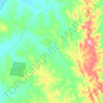 Runnymede topographic map, elevation, terrain