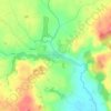 Blackwater topographic map, elevation, terrain