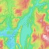 Lake Mackintosh topographic map, elevation, terrain