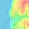 O'Sullivan Beach topographic map, elevation, terrain