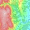Clydesdale topographic map, elevation, terrain