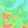 Esquiule topographic map, elevation, terrain