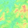 Ballyjamesduff Municipal District topographic map, elevation, terrain