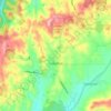 Lobethal topographic map, elevation, terrain