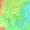 Monbulk topographic map, elevation, terrain