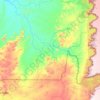 Lavandeira topographic map, elevation, terrain