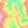 Huambos topographic map, elevation, terrain
