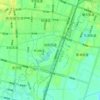 Zhanqian Subdistrict topographic map, elevation, terrain