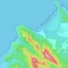 Badger Head topographic map, elevation, terrain