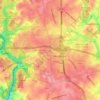 Woodlawn topographic map, elevation, terrain