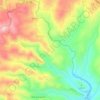 Sanfins topographic map, elevation, terrain