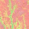 Batang County topographic map, elevation, terrain