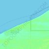 Couch Beach topographic map, elevation, terrain