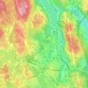 Greenville topographic map, elevation, terrain