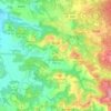 Buje topographic map, elevation, terrain