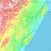 Bajo Maestrazgo topographic map, elevation, terrain