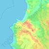 Marrawah topographic map, elevation, terrain