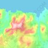 Doonfeeny topographic map, elevation, terrain